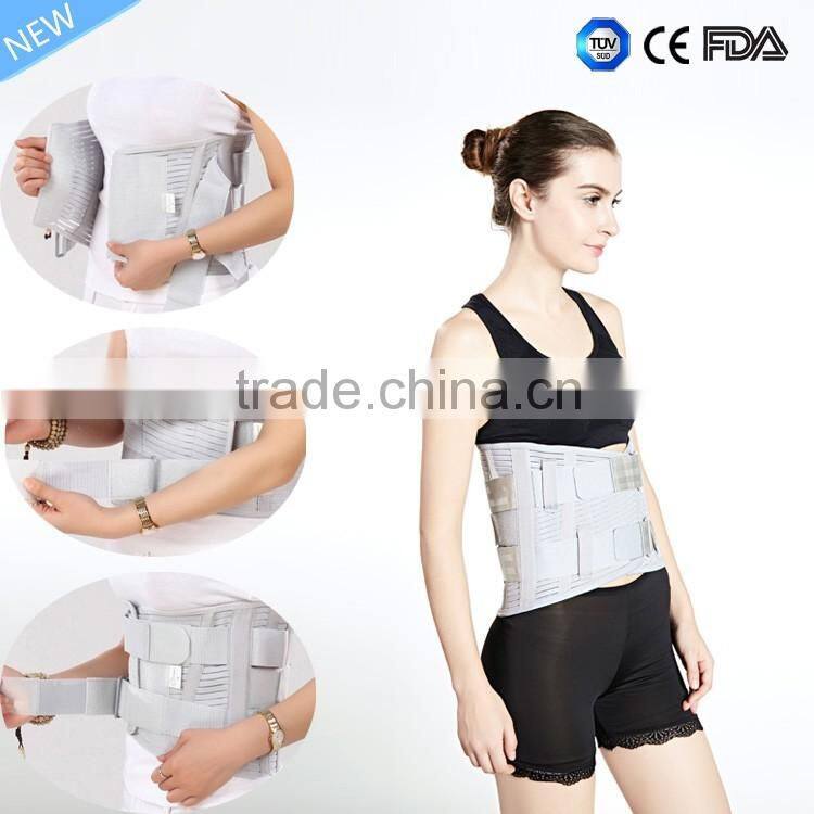 Medical lumbar traction waist girdle orthopedic back support belt