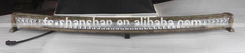 Camouflage led curved light bar high quality CE ROHS waterproof offroad cree led light bar