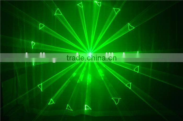 Powerful long distance 8W Green laser outdoor Hotel logo projector