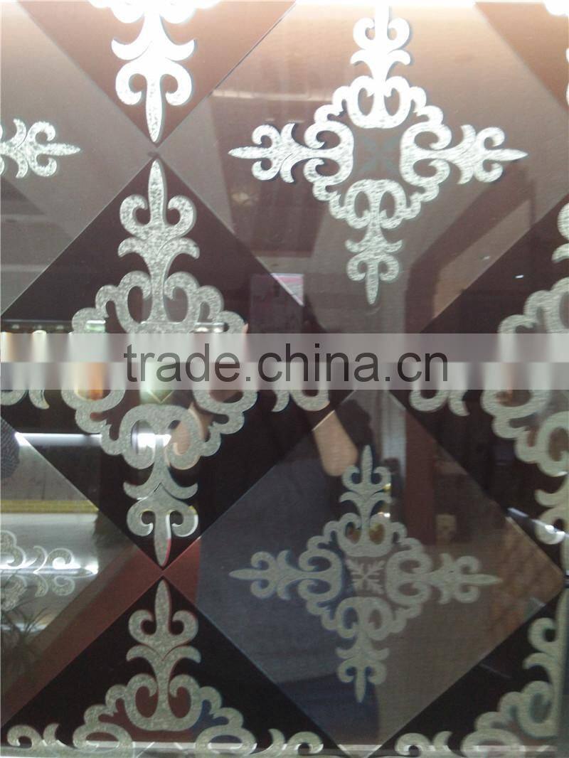 ice flower glass, kitchen cabinet door glass,art glass