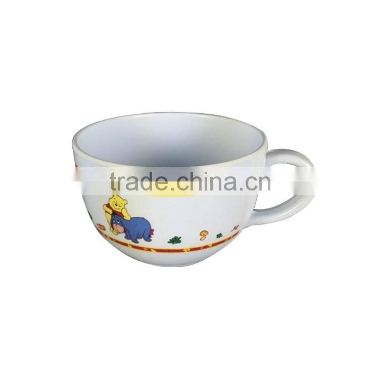 Melamine plastic coffee cup for hotelware