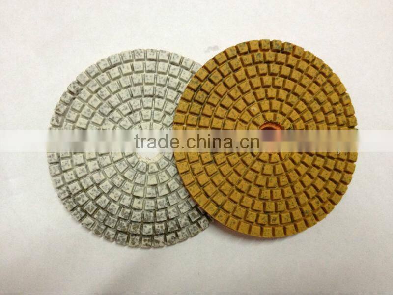 mareble polish 3 steps wet polishing pad 4inch