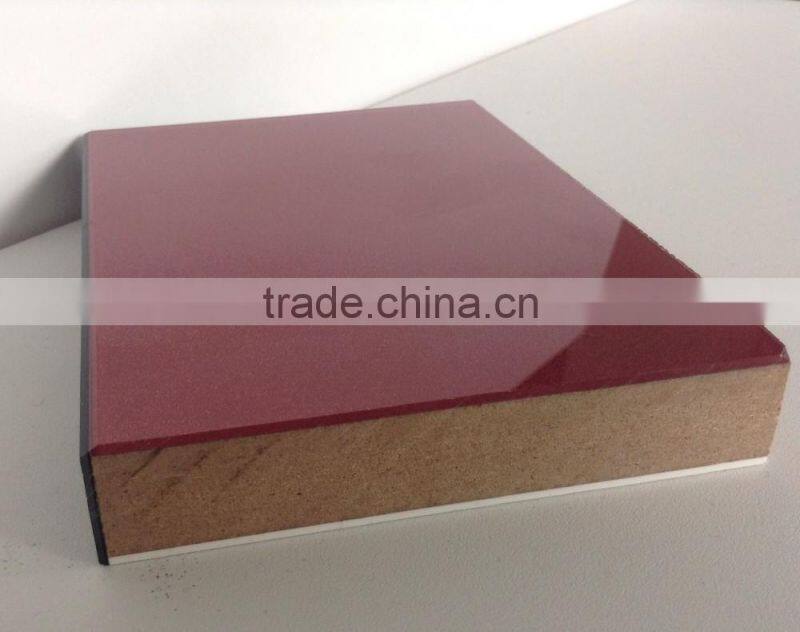 No bending acrylic board back with abs sheet