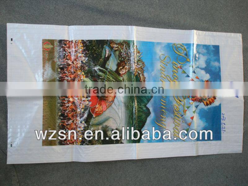 pp woven bags 50kg / 50kg pp bags/ china pp woven bag