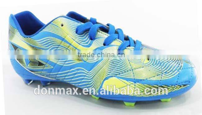 Colorful soccer cleats football boots With PU Upper/TPU Outsole