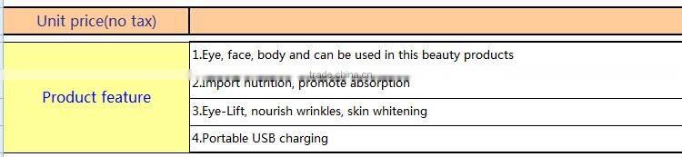 Hot sell facial machine with Led light therapy and galvanic face beauty massager