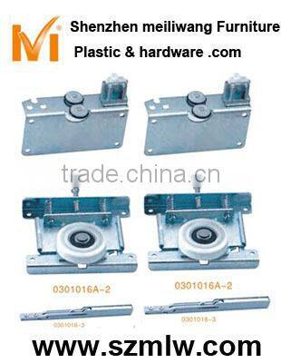 two way of wardrobe and cabinet sliding door fittings