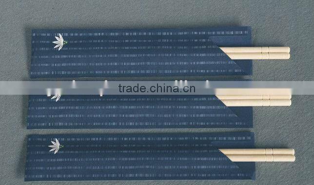 Derect manufactory paper package disposable bamboo chopsticks for gift
