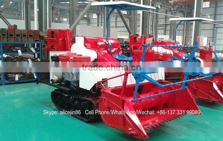 Whirlston harvesting in Indonesia high quality low price of middle rice paddy harvester