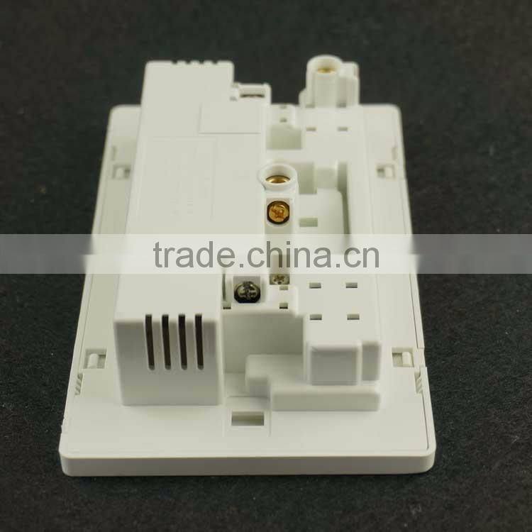 New design usb power plug socket with switch wall socket double