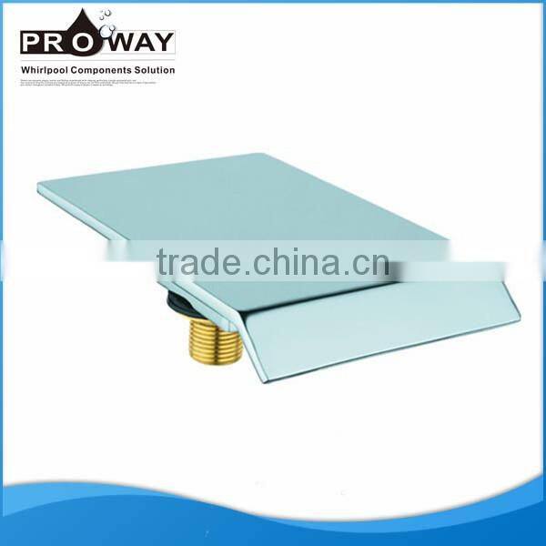 Stainless Steel Bathtub Whirlpool Waterfall Spout Shower Faucet Waterfall Spout