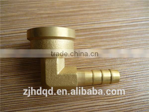 1/8''-1/2''x6/8/10/12 forged brass elbow hose barb fitting