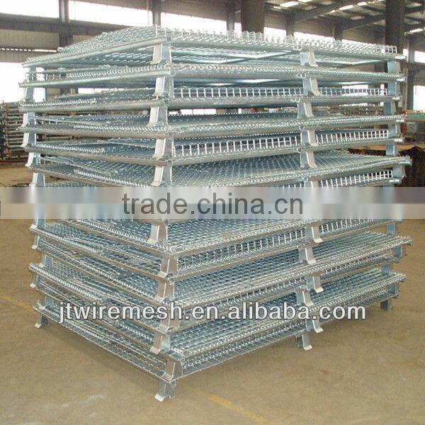 Mesh box wire cage metal bin storage container