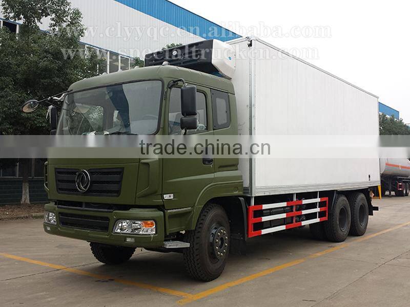 Dongfeng 6x4 25ton refrigerator truck