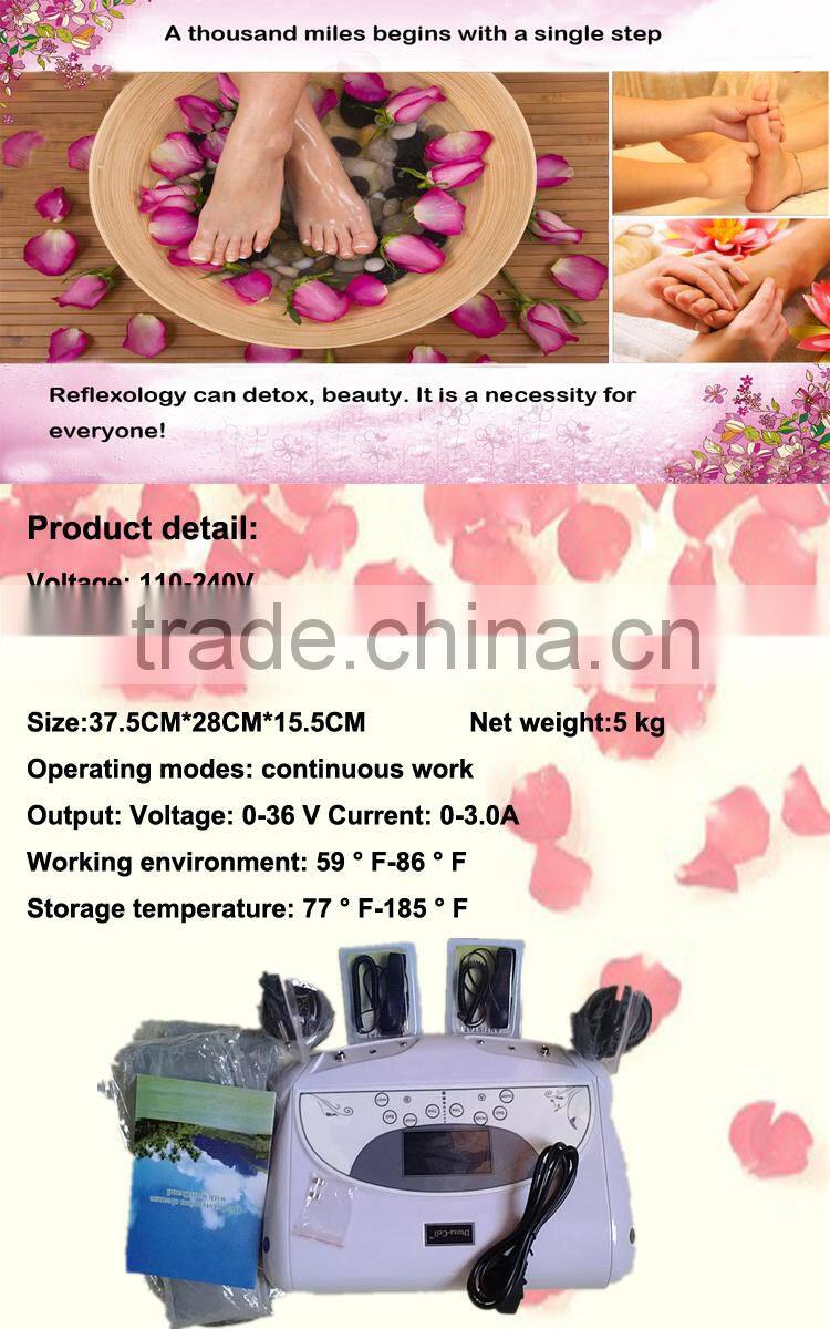 2017 Multi-functional ion detox foot patch Double instrument machine /purification device /Detoxification therapy machines
