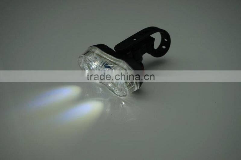 2x0.5W white LED bicycle light,bicycle safety light