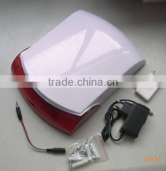 King Pigeon SR-10 Wireless Outdoor Strobe Siren with fully integrated sounder/strobe, self-activating cut-off timer