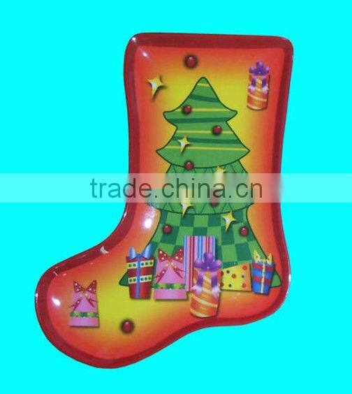 christmas tree shape melamine tableware/ melamine plates