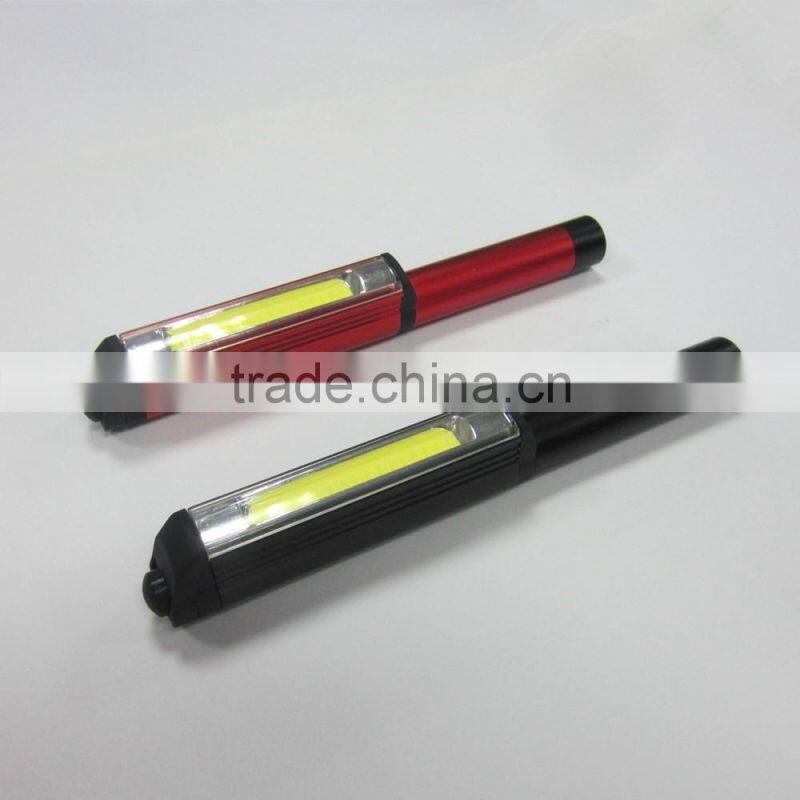 Aluminum Powerful COB Pen Light With Magnet