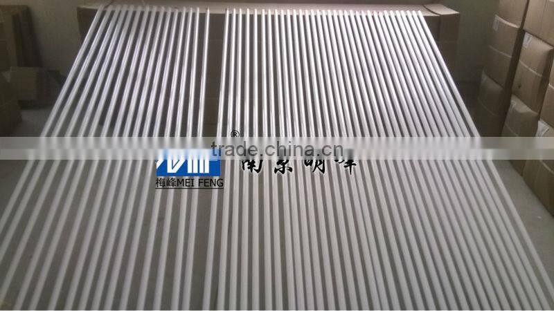 White FRP pipes with polyurethane paint