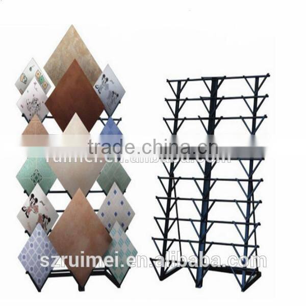 Customized Floor Standing Multi-tier Ceramic Tile Display