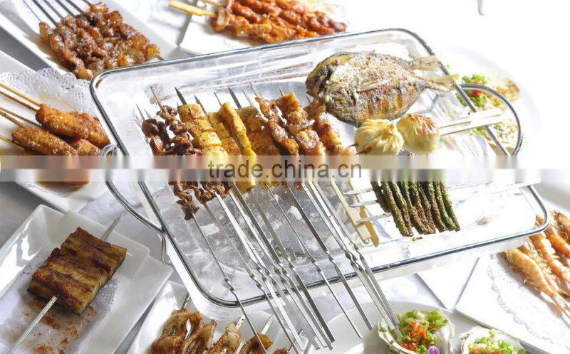 BBQ Picnic Roast Fish Vegetable Metal Mesh Rack