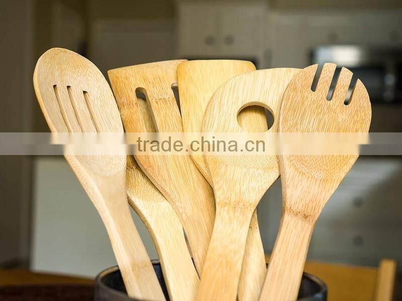 Eco-friendly Bamboo kitchen utensil set-set of 6