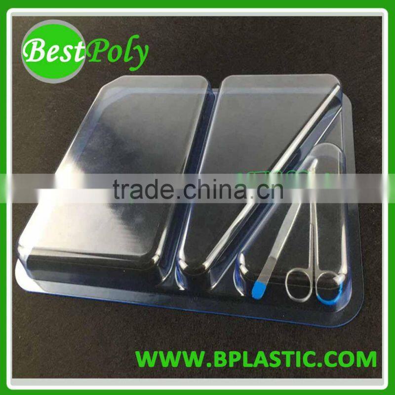 Disposable thermoform tray medical plastic PETG can custom