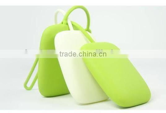 Hot selling mini silicone key bag with holder