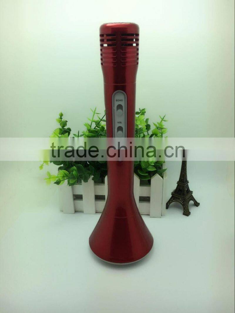 Mini Portable Cheap Hot Sale Bluetooth Wireless Handheld Karaoke With Colorful Flashlight