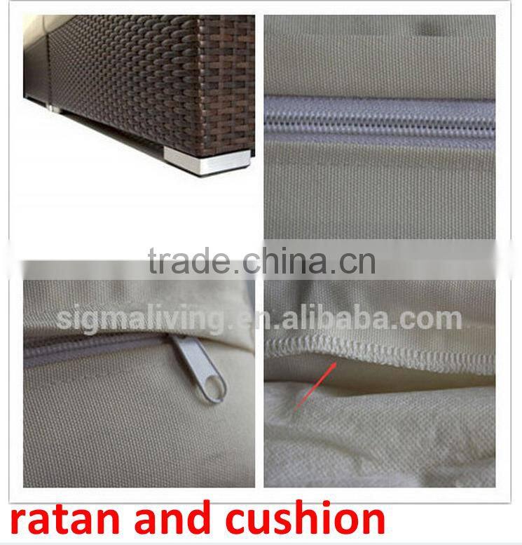 2017 Trade Assurance New Spring Coming cheap all weather modern Cube rattan footstool occasional