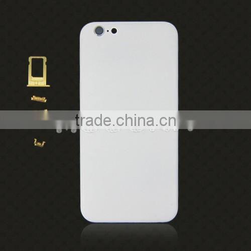 Pure white housing for iphone 6s back cover housing replacement,for iphone 6s white housing