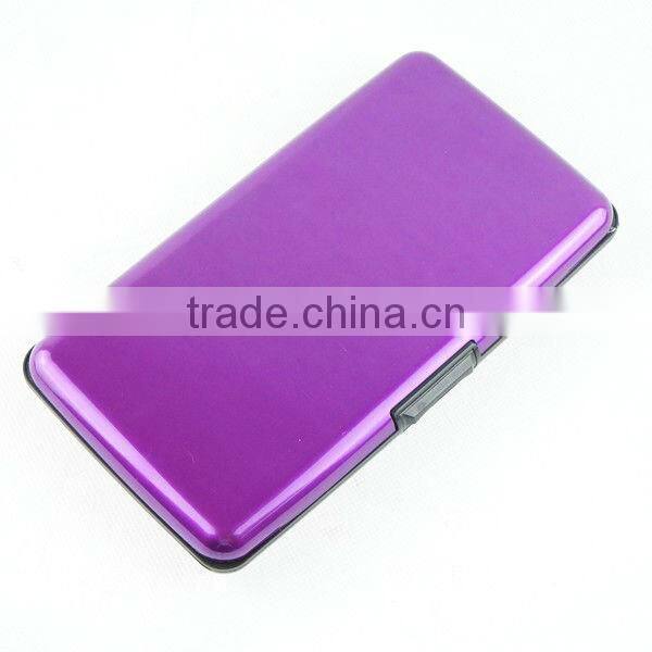 Supply fashion Waterproof and antimagnetic Aluminum Large card bag / card box