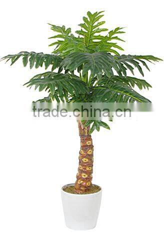 indoor Home garden decorative 100cm to 300cm Height make artificial green Philodendr live bonsai tree EXLYPZ06 0503