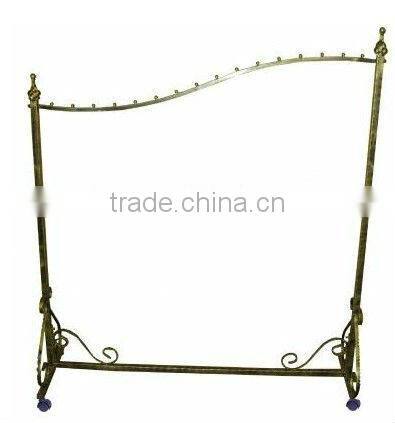Decorative Singe Bar Clothing Rack