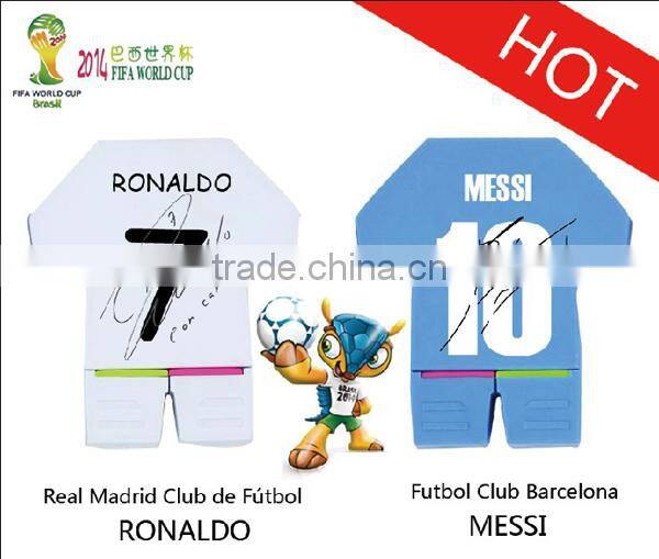 2014 world cup promotional highligher in football polo shape