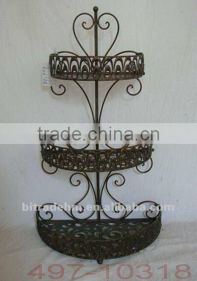 metal wall plant holder