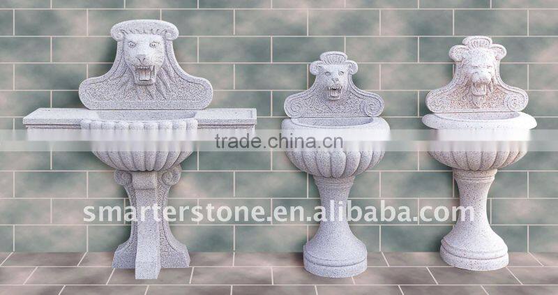 White Marble Stone Water Fountain