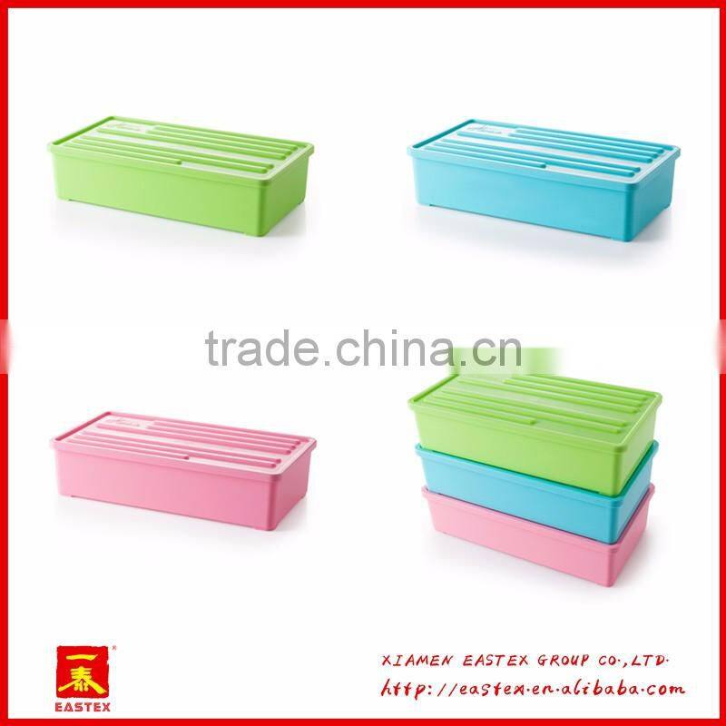 hot sale good quality candy color Plastic storage box