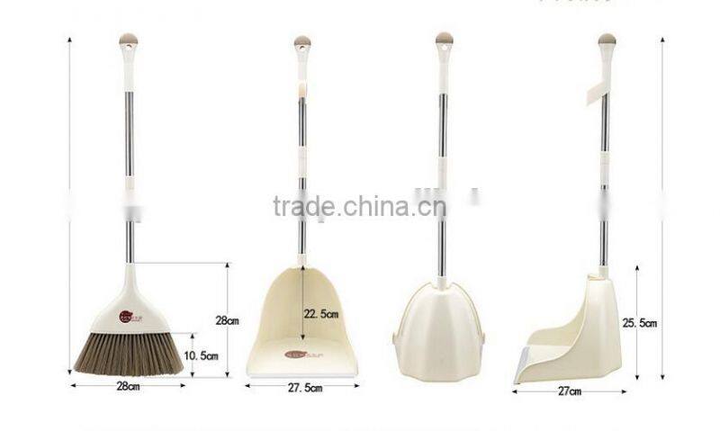 candy colour demountable plastic broom dustpan cleaning sets/long handle windproof dustpan