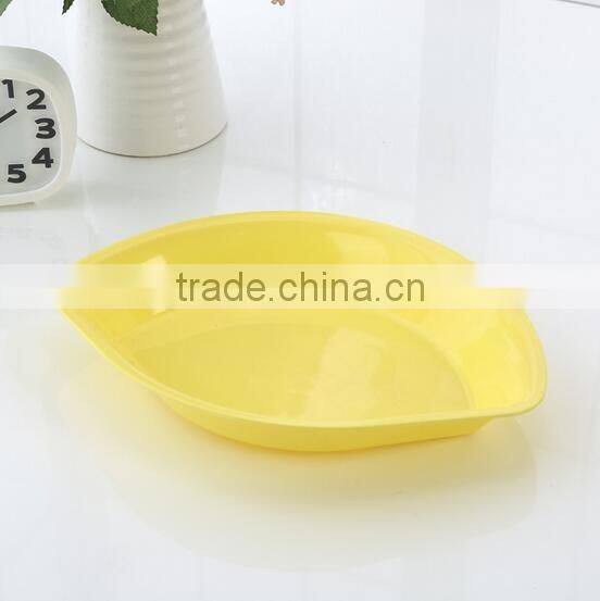 2016 new design colorful plastic fruit tray fruit bowl snack tray nut bowl candy tray