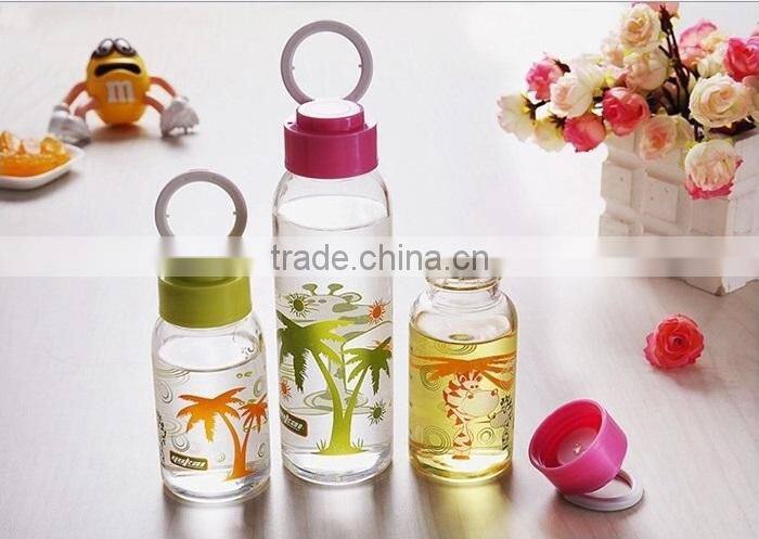 150ml 5oz 250ml fashionable beautiful glass milk bottle