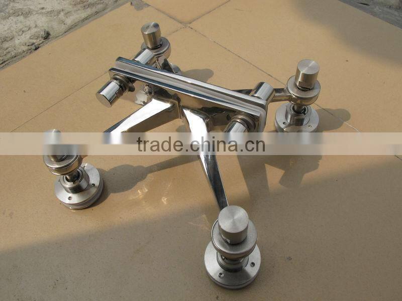 JINXIN Stainless Steel Glass- Curtain -Wall, Fin Spider Fitting structural glass curtain walls