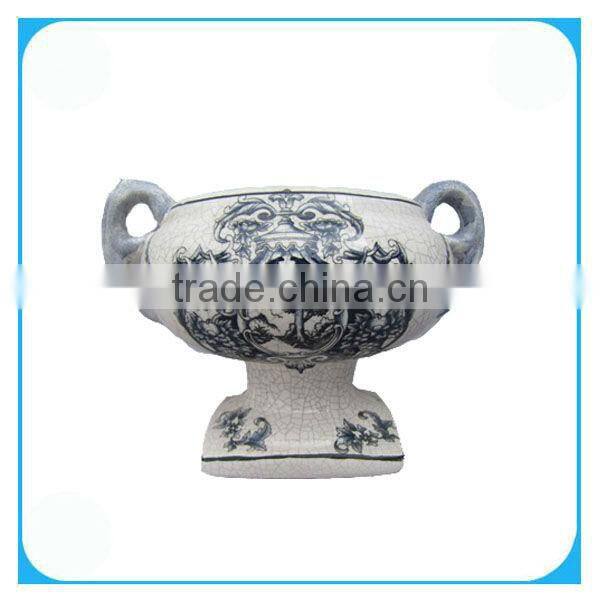 Ceramic Garden Flower Pot With Flower