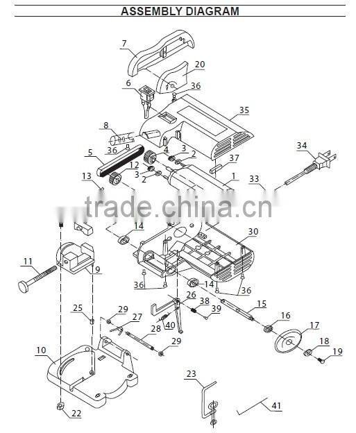 GOLDENTOOL 2"/50mm 120W High Speed Mini Miter Cut off Saw Mini Chop Saw