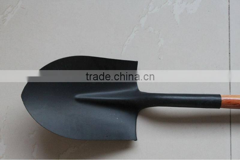 2013 new painted TUV/GS standard fiberglass poly grip S512D snow, fire and garden shovel with fiberglass and wooden handle