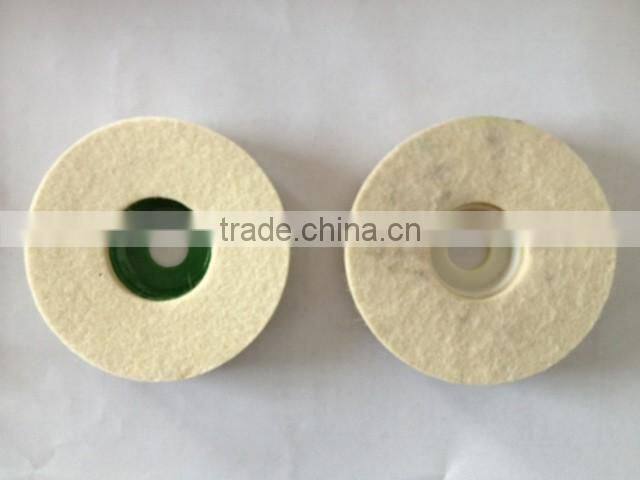 4 inch Wool Felt Wheel 13mm Thick for Polishing