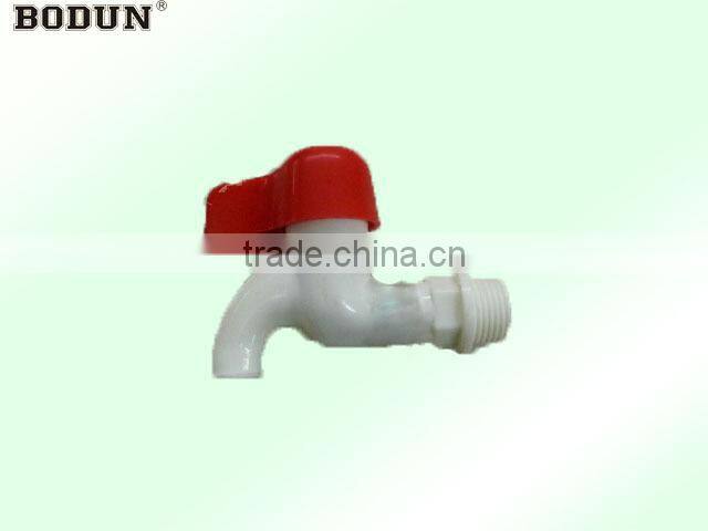 C1025-2 smaller red head pvc plastic bibcock/shower faucet