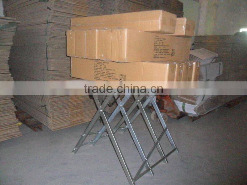 Heavy Duty METAL steel Adjustable wood CHAINSAW Sawhorse Log Saw Horse with Serrated Grip