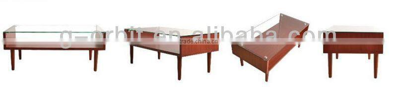 Home furniture Living room MDF modern wood coffee table